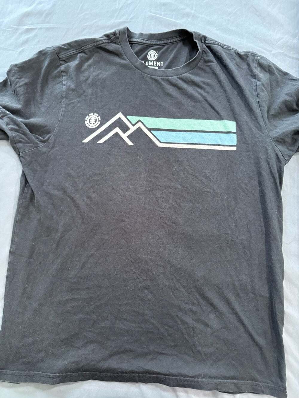 Element Mountain Graphic Logo Short Sleeve T-Shirt